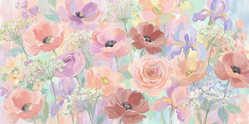 Pastel wildflowers by Niek Traas