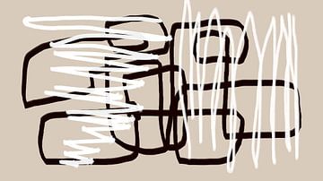 Confidence, modern abstraction in Japanese brushstrokes