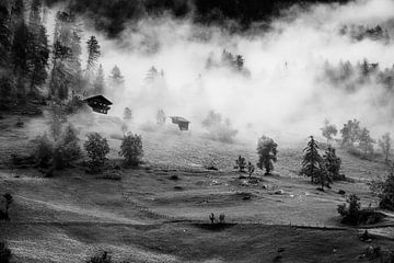 Tirol schwarz-weiß Foto von Cristhel Ros