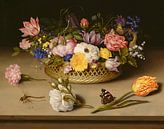 Ambrosius Bosschaert the Elder. Still Life with flowers by 1000 Schilderijen thumbnail