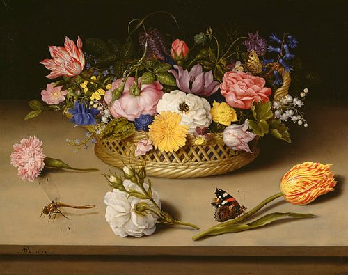 Ambrosius Bosschaert de Oude. Stilleven met bloemen