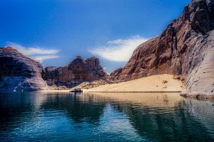 Natuurlijke schoonheid Lake Mead van Dieter Walther
