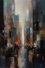Abstraktes New York von Imagine