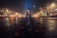 Deventer Brink in the fog by Edwin Mooijaart thumbnail