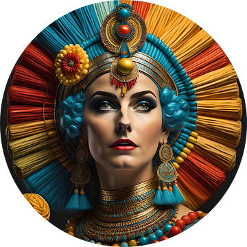 Cleopatra in regenboogkleuren van Gert-Jan Siesling