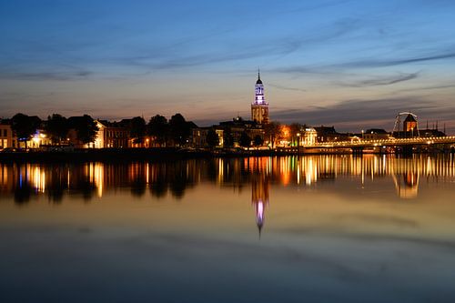View of the Hanseatic city of Kampen