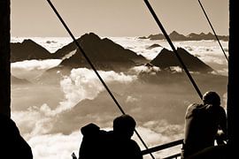Mont-Blanc massief, Alpen von Stefan Wapstra