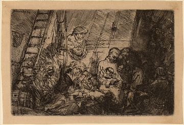 Rembrandt van Rijn  De besnijdenis in de stal