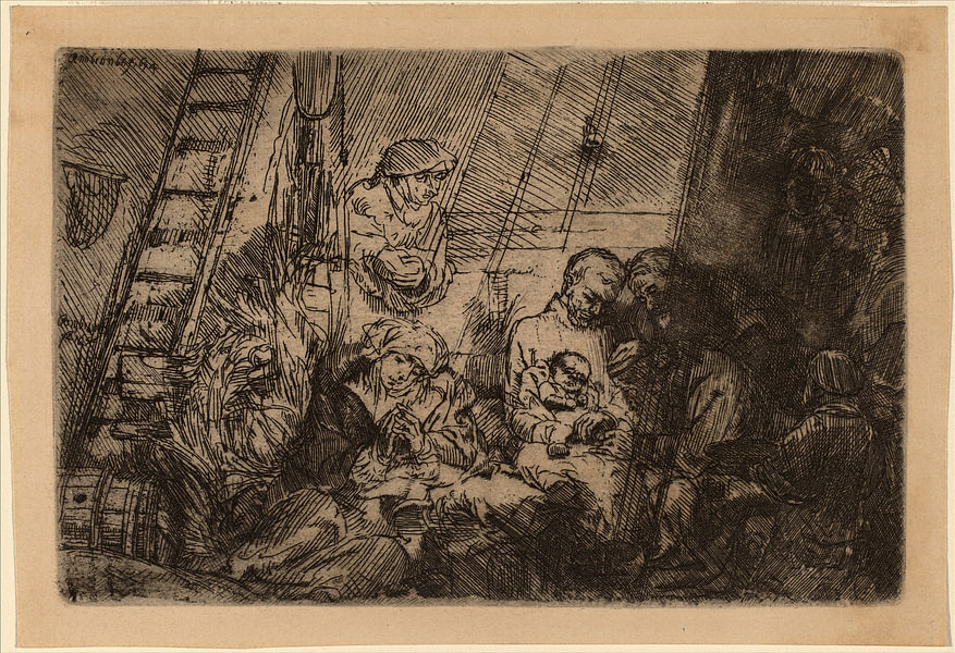 Rembrandt van Rijn, La Circoncision à l'étable | Art Heroes