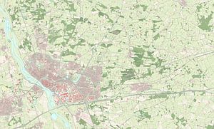 Karte von Deventer