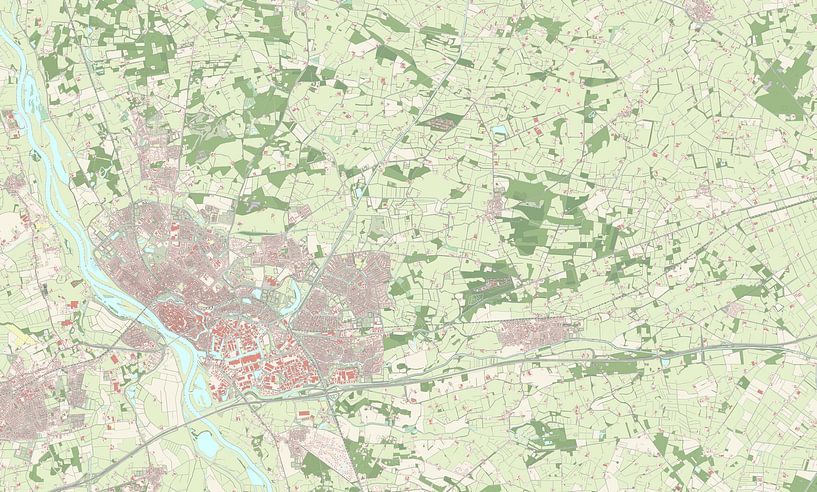 Map of Deventer by Rebel Ontwerp