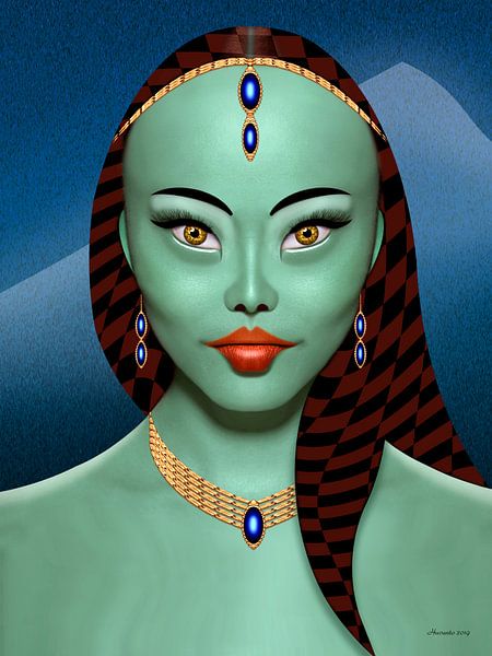 The Green Mountain Princess by Ton van Hummel (Alias HUVANTO)