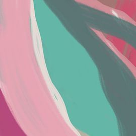 Formes et lignes colorées no. 8 sur Dina Dankers