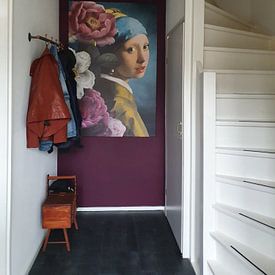 Customer photo: Of Pearls and Roses by Marja van den Hurk, on canvas