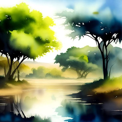 Afrikanische Landschaft