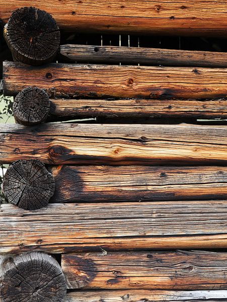 wooden beams by Marieke Funke