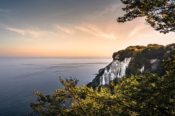 Uitzicht vanaf de Königsstuhl op Rügen