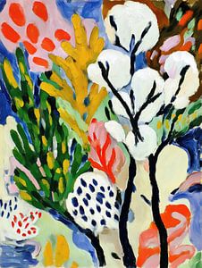 Abstracte weide