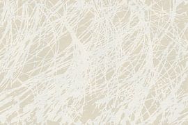 Subtle grass shapes on off-white by Dina Dankers