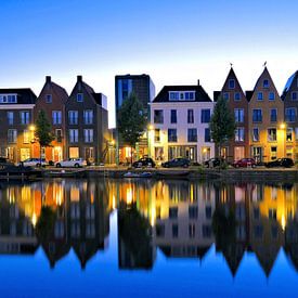 Cottages in Vathorst by Cor Oosterbeek