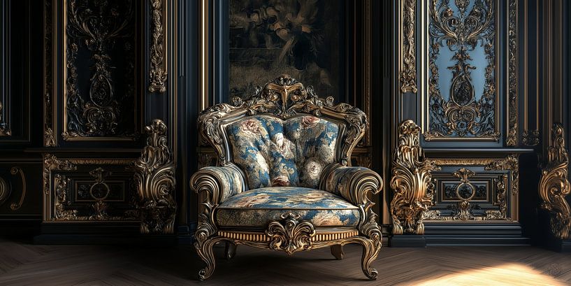 Luxurious Baroque Throne - A majestic masterpiece by byRenzo