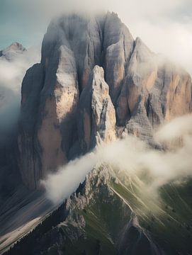 Bergtoppen van de Dolomieten van Visuals by Justin