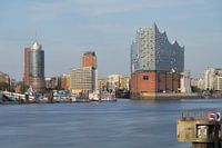 Fernblick über die Elbe - Wunderschönes Hamburg