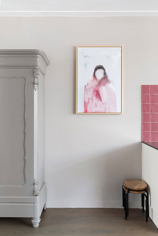 Portrait abstrait  par Carla Van Iersel 