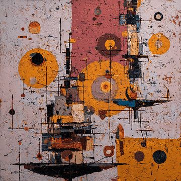 Griezelige abstracte hedendaagse droomwereld