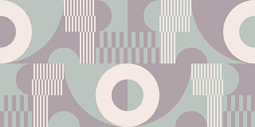 Geometrische Symfonie in Retro Tinten nr. 10