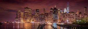 NEW YORK CITY Impression de nuit | panorama sur Melanie Viola