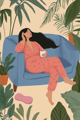 Coffee in Jungle Chic