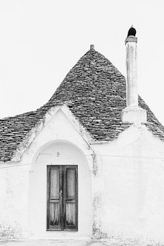 Traditionelles Haus in Alberobello in Italien