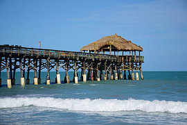 Pier withstanding the waves by Frank's Awesome Travels
