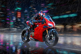 Excès de vitesse en Ducati