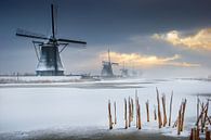 Windmolens Kinderdijk van Ruud Peters thumbnail