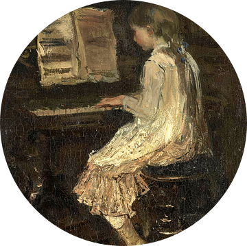 Meisje aan de piano, Jacob Maris (gezien bij vtwonen)