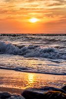 Coucher de soleil sur la mer