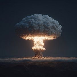 Nuclear bomb in the night by TheXclusive Art
