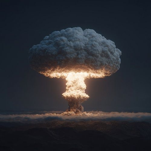 Atombombe in der Nacht