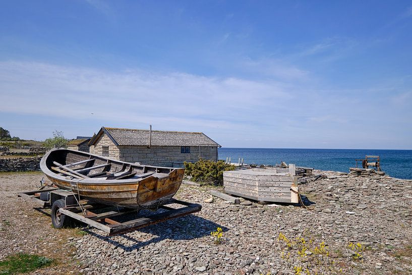 fisherman's house on öland by Geertjan Plooijer