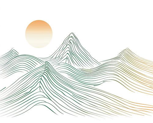 Bauhaus Japandi Abstrait