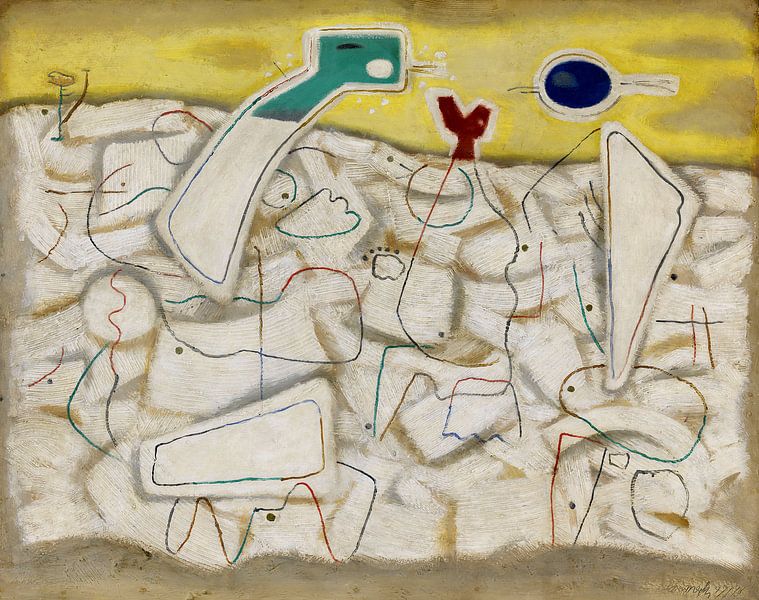 Clear Movement 3, WILLI BAUMEISTER, 1947 by Atelier Liesjes