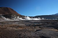 El Tatio geysers, Altiplano, Andes, Chile