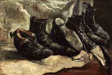 Drie paar schoenen, Vincent van Gogh - 1886