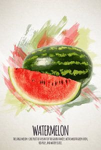 Früchte Wassermelone von Sharon Harthoorn