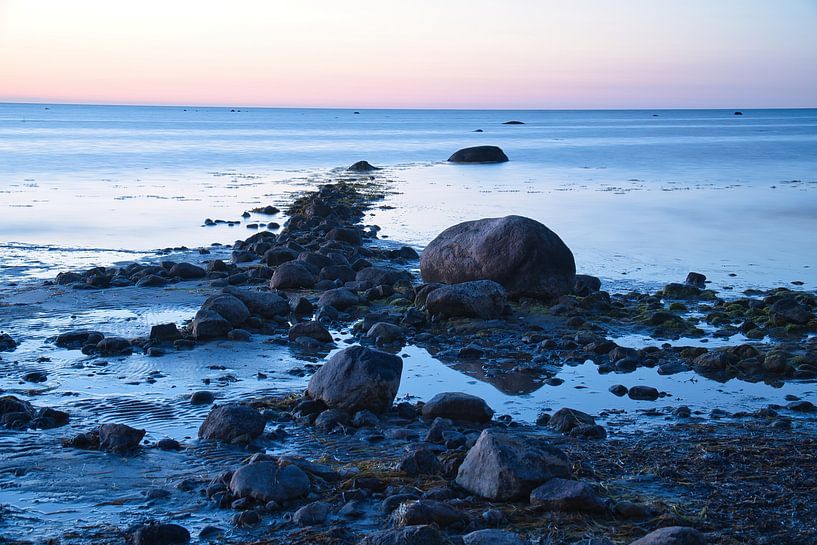 Sunset on the beach of Poel, romantic by Martin Köbsch