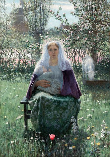 The Blessed Mother, George Hitchcock by Masterful Masters
