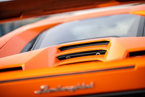 Achterkant van Lamborghini Huracan Performante