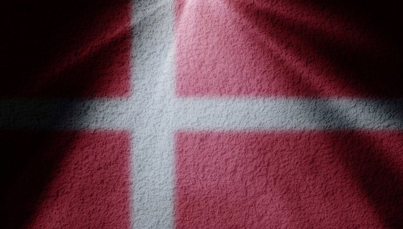 Danish flag by Bo Valentino